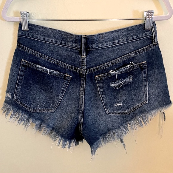 Free People Loving Good Vibrations Cutoff Denim Shorts - Picture 5 of 5